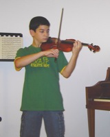 One of Bracha\\'s students practising